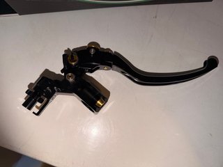 Palanca MOTO-TRON Negra/Dorada Moto