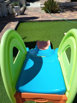 Tobogán Feber grande piscina niños