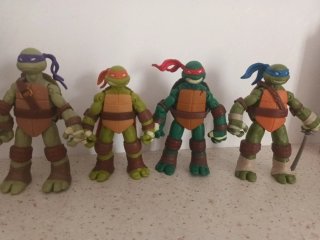 Figuras Tortugas Ninja Antiguas