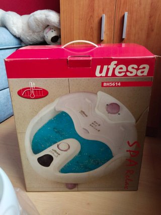 Bañera Hidromasaje Pies Ufesa SPA Relax