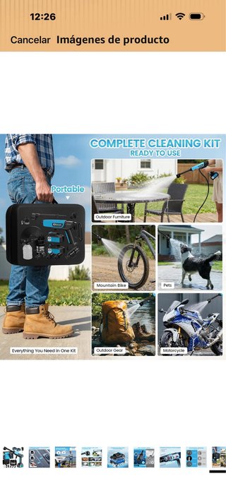 Hidrolimpiadora a Batería 21V