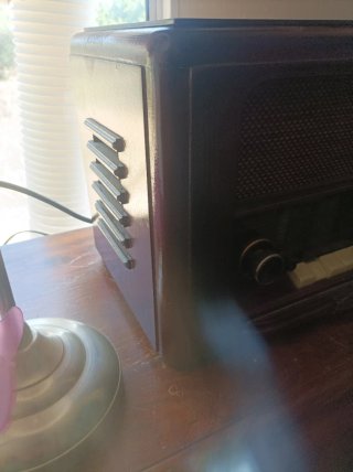 Radio CD Clásica Daklin Marrón