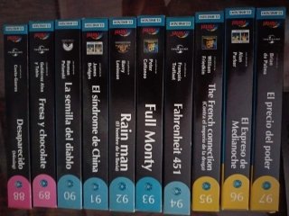 113 películas. Si te interesa alguna 1'50.