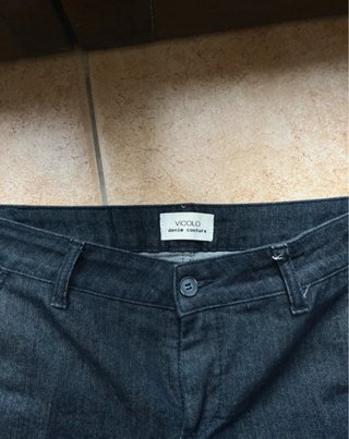 Jeans vita bassa vintage Vicolo neri