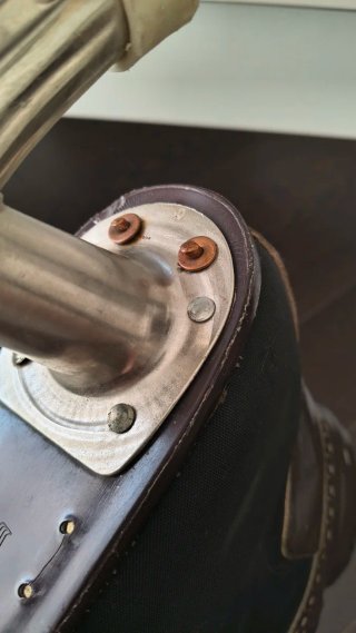 Pattini da hockey su ghiaccio retro vintage Bauer