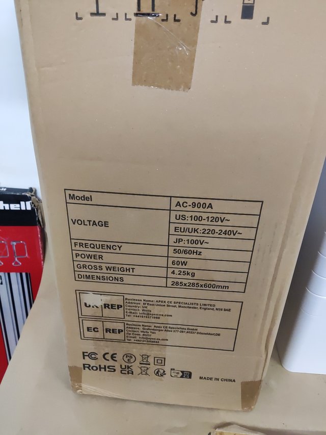 Raffreddatore d'aria, ventilatore e umidificatore Aircool