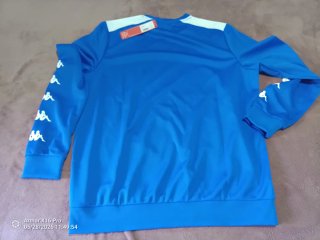 Sudadera Kappa XL Azul y Blanca