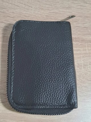 Porta tarjetas Jeep Negro Cremallera