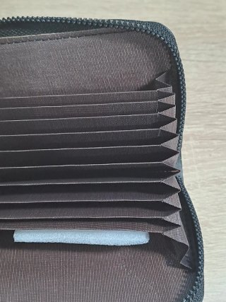 Porta tarjetas Jeep Negro Cremallera