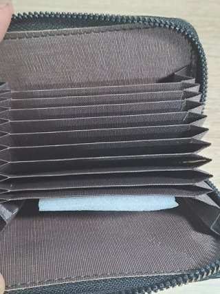 Porta tarjetas Jeep Negro Cremallera