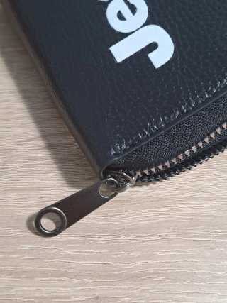 Porta tarjetas Jeep Negro Cremallera
