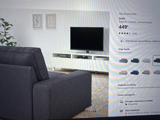 Sofá KIVIK 2 plazas IKEA gris