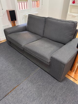 Sofá KIVIK 2 plazas IKEA gris