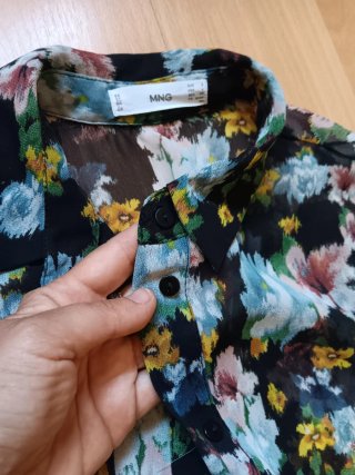 Vestido Mango floral talla S