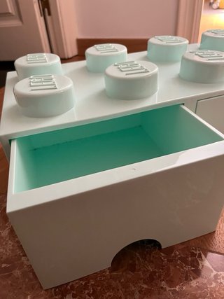 Cajón LEGO Ladrillo Blanco 2 Cajones