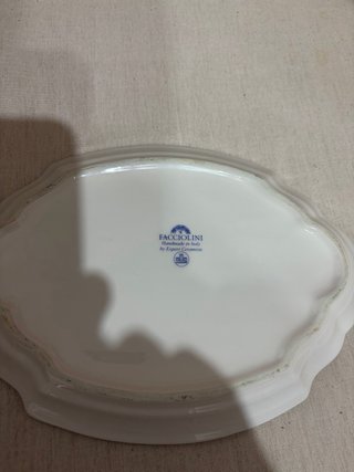 Vassoio vintage porcellana frutta