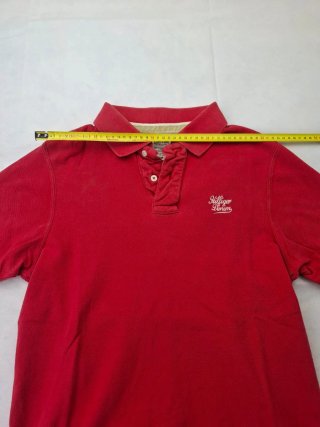 Polo Tommy Hilfiger Denim Rojo Vintage Y2K