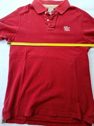 Polo Tommy Hilfiger Denim Rojo Vintage Y2K