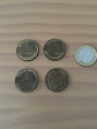 4 Monedas Copa del Mundo España 82 RFEF