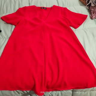 Vestido Rojo Zara Talla S