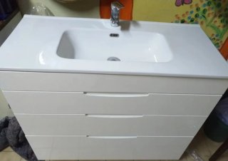 Lavabo de baño blanco 4 cajones NUEVO