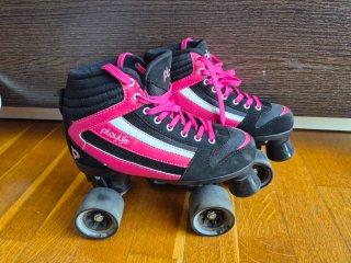 Patines Playlife Groove Negro/Rosa Talla 38