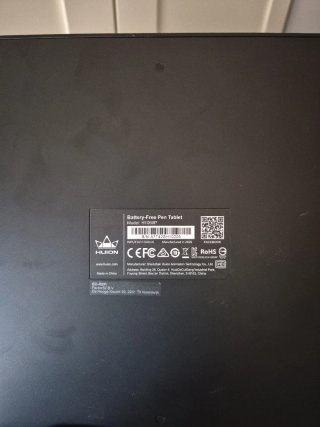 Tableta Gráfica Huion H1060P Negra