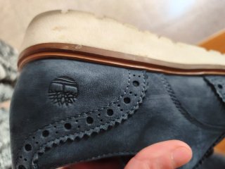 Timberland Zapatos Brogue Mujer Azul Marino