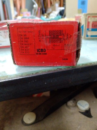 Clavos HILTI X-EDN 34536/2 y 34536/3