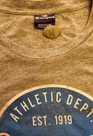 Camiseta Champion Vintage Gris Talla M