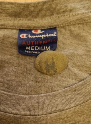 Camiseta Champion Vintage Gris Talla M