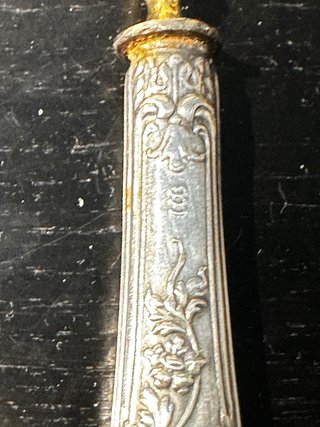 Lotto 6 posate vintage in argento 800 (3 coltelli
