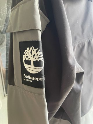 Chaqueta Anorak Timberland Negra y Gris