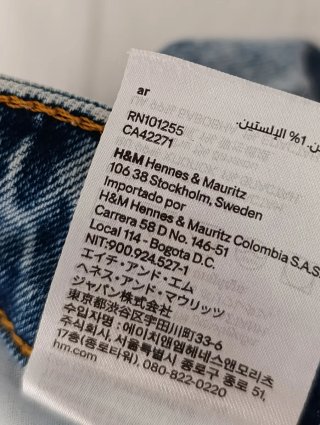 Pantalón recto Talla 36, da más