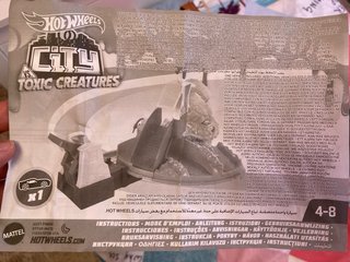 Hot Wheels City Toxic Creatures Pista Cocodrilo