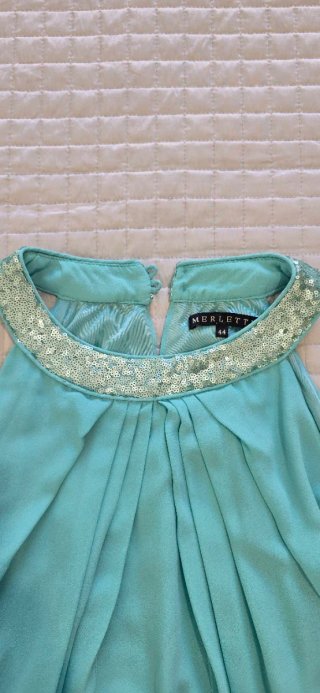 Vestido fiesta lentejuelas talla 44