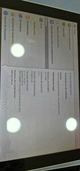 Tablet Samsung 10 Nero e Argento