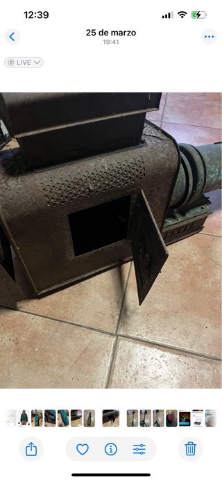 Proyector antiguo( linterna mágica) para restaurar