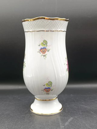 Jarrón florero porcelana húngara Hollohaza