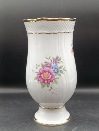 Jarrón florero porcelana húngara Hollohaza
