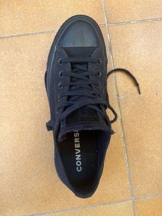 Converse bajas negras talla 38