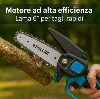 Kit Potatura 4 in 1 Cesoia Motosega 2 Batterie as