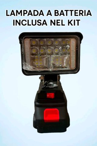 Kit Potatura 4 in 1 Cesoia Motosega 2 Batterie as