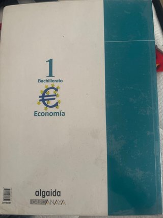 Economía, 1 Bachillerato