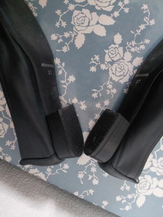 Zapatos planos negros talla 37