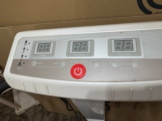 Plataforma vibratoria ejercicio