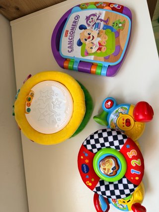 Lote Juguetes Bebé Fisher Price y Vtech