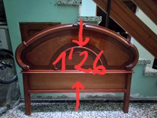 Cabecero de cama de madera
