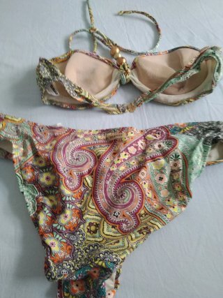 Bikini Talla S Estampado Paisley