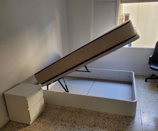 Canapé abatible de gran capacidad con Colchón